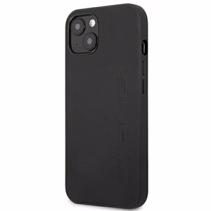 AMG AMHCP14MDOLBK iPhone 14 Plus 6.7" чёрный/чёрный жёсткий чехол Leather Hot Stamped