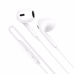 Borofone Earphones BM100 Max Fuente with microphone white