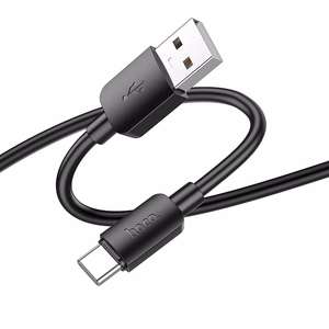 Кабель USB A - USB C Hoco PD 2,4A 27W 1 m X96 чёрный