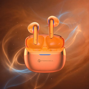 Forcell F-Audio Pulse Air ENC TWS juhtmevabad nööpkuularid – kuldsed