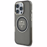 Guess IML Metal Mountain Logo MagSafe iPhone 16 Pro Ümbris - must