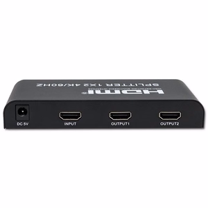 Qoltec 51797 aktiivne HDMI jagur 2 x HDMI 4K x 2K | 6Gb/s | 60Hz