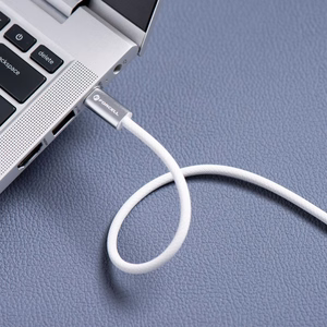 Kaabel USB C USB C Forcell F-Energy QC4.0 PD 5A 100W Cafule Color 1,2 m ACYH23 valge