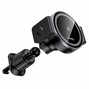 Car charger-holder Hoco HW35 MagSafe 15W (air vent) black