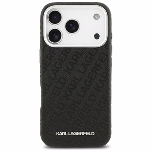 Karl Lagerfeld FW Stamped Karl MagSafe Ümbris jaoks iPhone 17 Pro - must