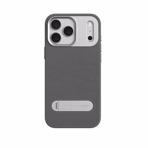 Moshi Kameleon MagSafe ümbris seadmele iPhone 17 Pro Max, tugijala funktsiooniga, Midnight Gray värvitoonis