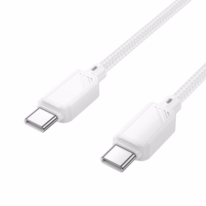Кабель USB C to USB C Hoco 3A 60W 1 m X113 белый