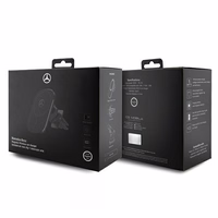 Mercedes MEWCCGSLK 15W induction hoidja jaoks air vent/glass must/must Silver Stars MagSafe