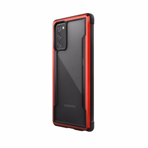 X-Doria Raptic Shield ümbris seadmele Samsung Galaxy Note 20, alumiiniumist, läbinud 3 m kukkumiskatse, punane