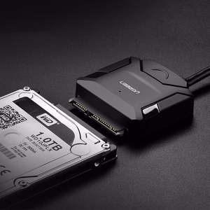 Ugreen CR108 2.5'' / 3.5'' kõvaketta adapterkaabel (USB-A 3.0 - SATA) - must