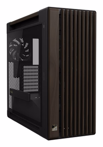 ASUS ProArt PA602 keskmõõdus tornkorpus puitviimistluse ja karastatud klaasist paneeliga, must
