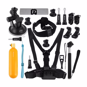20 Puluz tarvikute komplekt spordikaameratele (sh Osmo Action 5 Pro, Insta360 Ace Pro 2)
