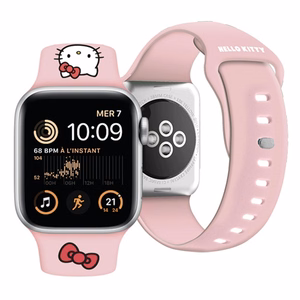 Hello Kitty Silicone Kitty Head strap for Apple Watch 38/40/41mm - pink