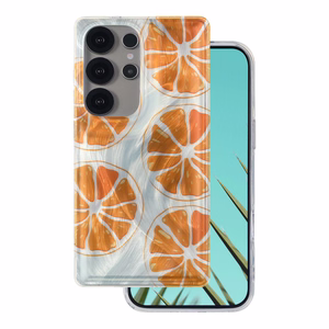 Ultra Trendy Summer ümbris Samsung Galaxy S24 / S25 oranž