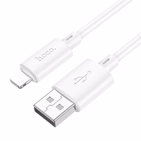 Kaabel USB A to Lightning Hoco 2,4A 1 m X88 valge