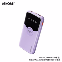 Akupank WK Design "WP-43" lilla 20000mAh (22.5W)