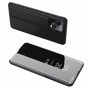 Clear View Case чехол для Xiaomi Redmi Note 12 Pro+ с откидной крышкой чёрный