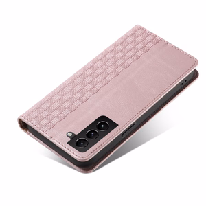 Magnet rihmaga ümbris Samsung Galaxy S22 + (S22 Plus) ümbris rahakott + Mini Lanyard ripats roosa