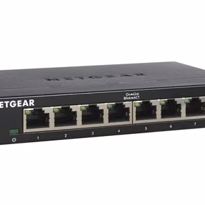 Netgear GS308-300PES – halduseta 2. kihi gigabitine Etherneti võrgulüliti, must