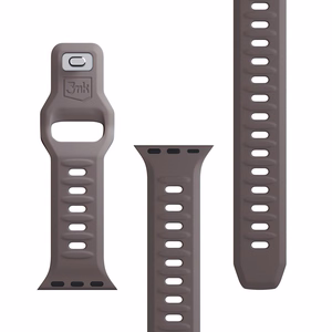 3mk silikoonrihm Apple Watchile, 42/44/45/46/49 mm, Taupe, suur suurus