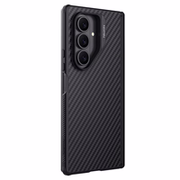 Nillkin Synthetic Fiber Pro Magnetic Ümbris jaoks Samsung Galaxy Z Fold 7 Ühildub MagSafe - Must