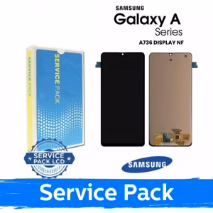 LCD Ekraan Ühildub Samsung A736 A73 5G Must (Service Pack) (NF version)