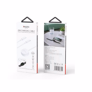 YESIDO laadija CA113 2 in 1 iPhone ja Apple Watch 2,5W + Type-C/Lightning kaabel 1,2 m 2,4A, valge