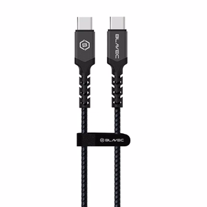 Blavec Kaabel Raptor braided - Type C to Type C - PD 100W 5A 1 metre Apple CarPlay/Android Auto (CRA-CC5BG10) must-hall