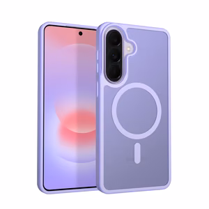 Чехол Crong Hybrid Matte Magnetic MagSafe для Samsung Galaxy A37 / A36, лавандовый