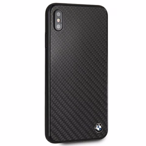 Чехол BMW Signature Carbon для iPhone Xs Max - чёрный