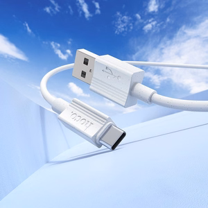Kaabel USB A to USB C Hoco 3A 1 m X107 valge