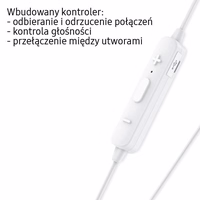 USAMS Stereo kõrvaklapid Bluetooth LNSeries valge/white BHULN01