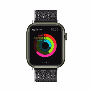 Ремешок Y браслет для Apple Watch 42 / 44 / 45 mm - чёрный
