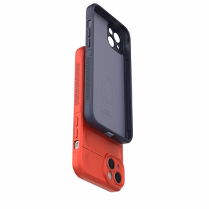 Magic Shield ümbris iPhone 14 Plus'ile paindlik soomustatud kate punane