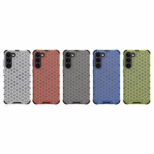 Honeycomb ümbris jaoks Samsung Galaxy S23+ armored hybrid cover läbipaistev