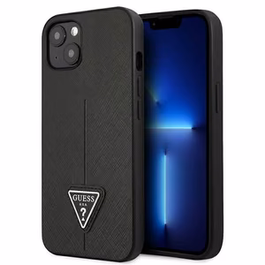 Guess GUHCP14MPSATLK iPhone 14 Plus 6,7 "must / must hardcase SaffianoTriangle Logo