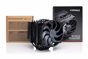 Noctua NH-D15 G2 chromax.black - Next-generation dual-tower CPU cooling system (black)