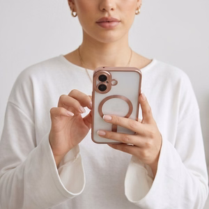 Tech-Protect MagFlex ümbris mudelile iPhone 17, läbipaistev roosa