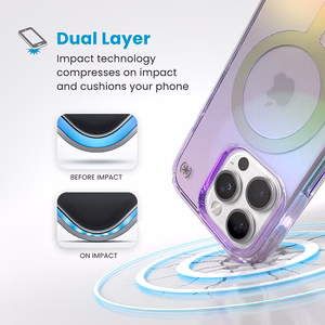 Speck Presidio2 Lux MagSafe - iPhone 16 Pro чехол (Amazing Purple / прозрачный)