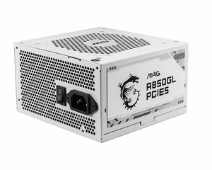 MSI MAG A850GL PCIE5 WHITE toiteplokk 850 W 20+4 kontaktiline ATX ATX
