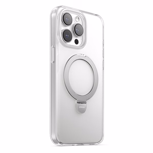 Magnetiline telefoni kaitsev ümbris koos hoidjaga Joyroom JR-BP004 iPhone 15 Pro jaoks (läbipaistev)