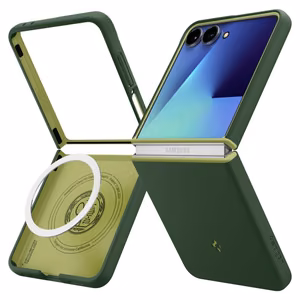 Spigen Nano Pop MagSafe Ümbris jaoks Samsung Galaxy Z Flip 7 - roheline