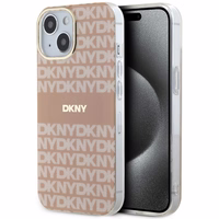 DKNY IML Mono & Stripe MagSafe ümbris jaoks iPhone 15 / 14 / 13 - roosa