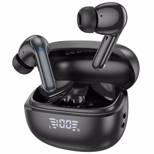 HOCO juhtmevaba bluetooth kõrvaklapid TWS ANC + ENC EQ5 must