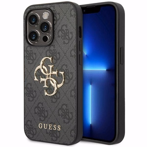 Guess 4G Big Metal Logo ümbris jaoks iPhone 15 Pro Max - hall