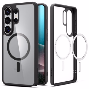 Spigen Ultra Hybrid Mag MagSafe ümbris Samsung Galaxy S26 Ultra - läbipaistev must