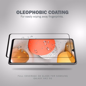 Crong 3D Armor Glass Full Glue 9H karastatud ekraanikaitseklaas seadmele Samsung Galaxy A42 5G