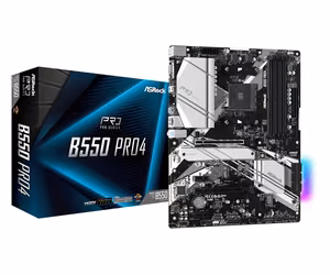 Asrock B550 Pro4 Socket AM4 ATX AMD B550 emaplaat