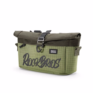 Rockbros W020-1 Foldable Handlebar Bicycle Bag - Green