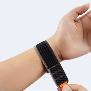 DUX DUCIS strap YJ nylon jaoks Apple Watch 42 / 44 / 45 / 49 mm must hall